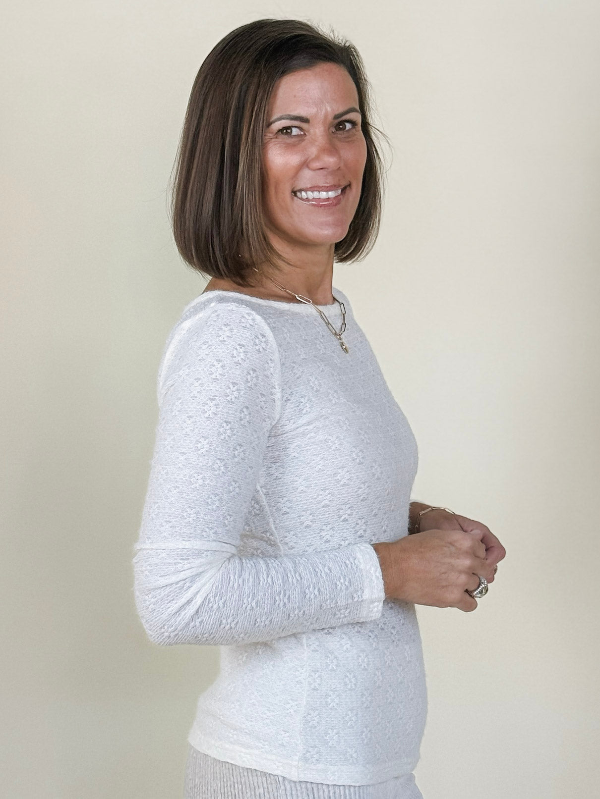 Ivy Floral Textured Top