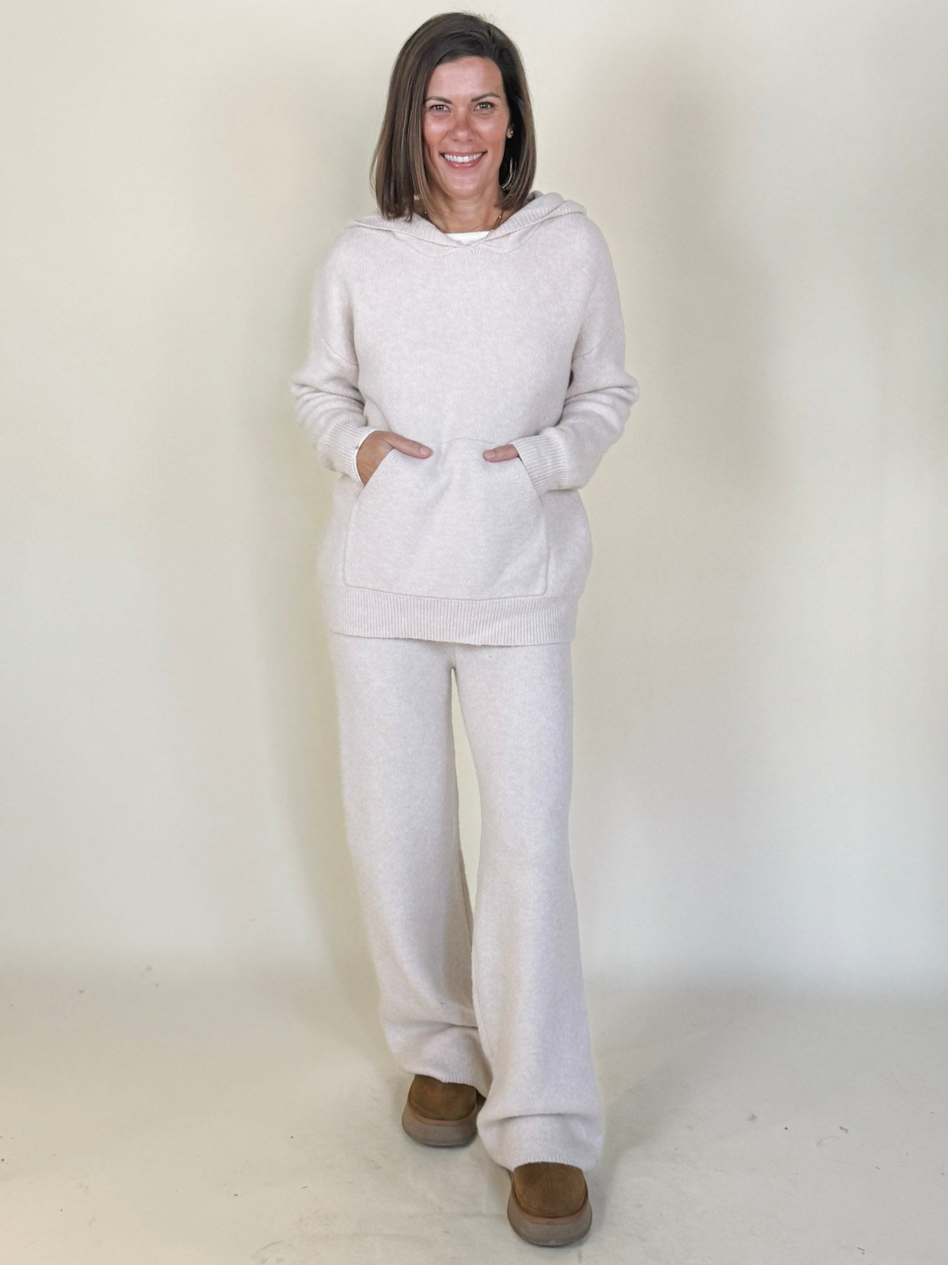 Leona Wide Leg Knit Pants