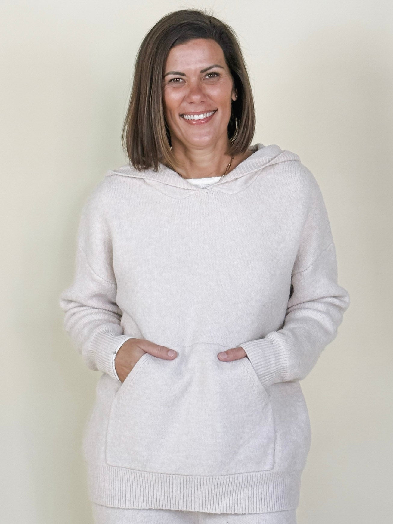 Cora Cozy Knit Hoodie