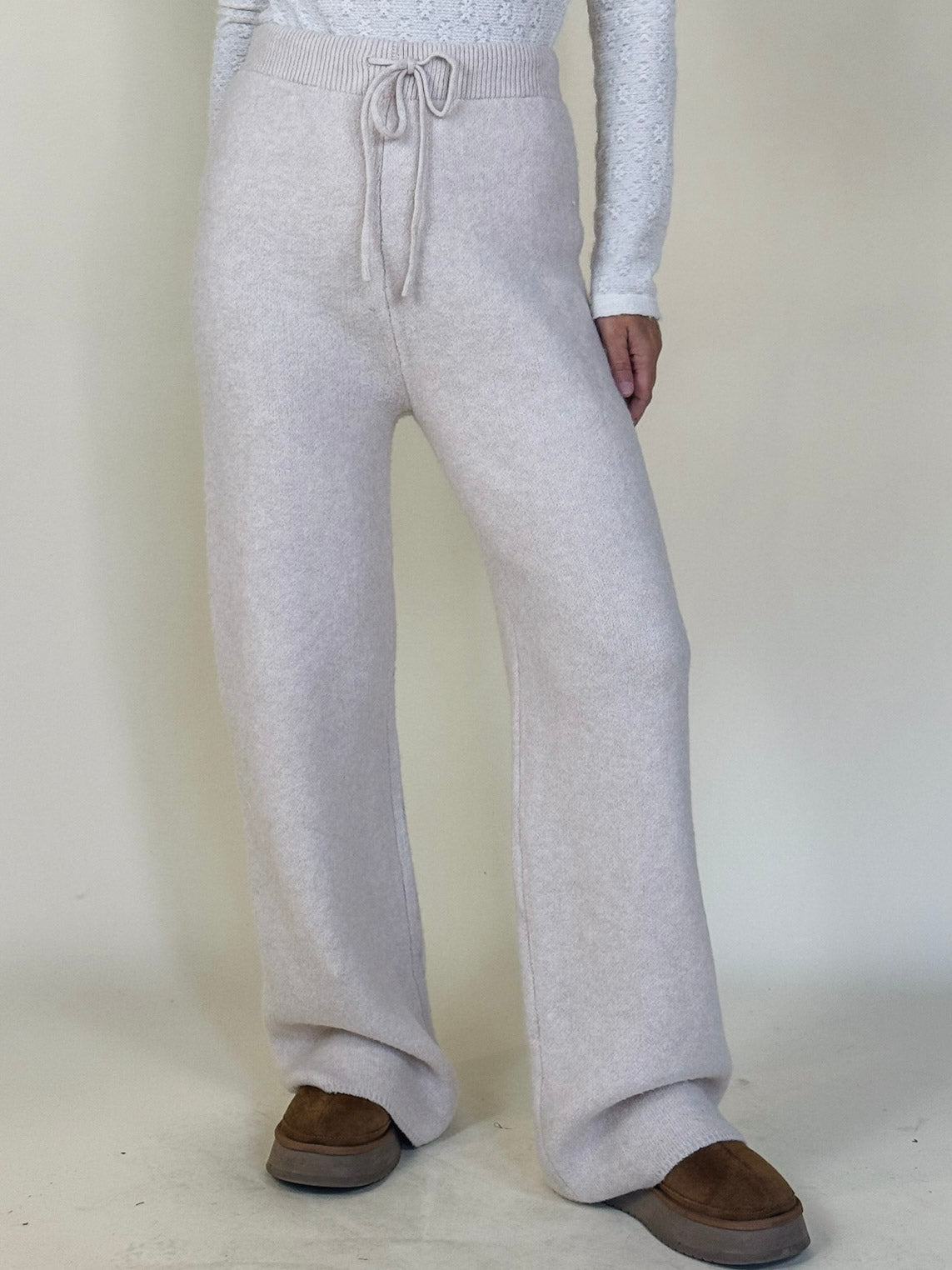 Leona Wide Leg Knit Pants