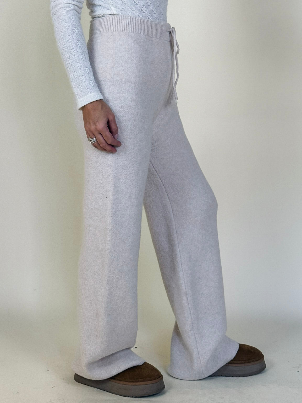 Leona Wide Leg Knit Pants