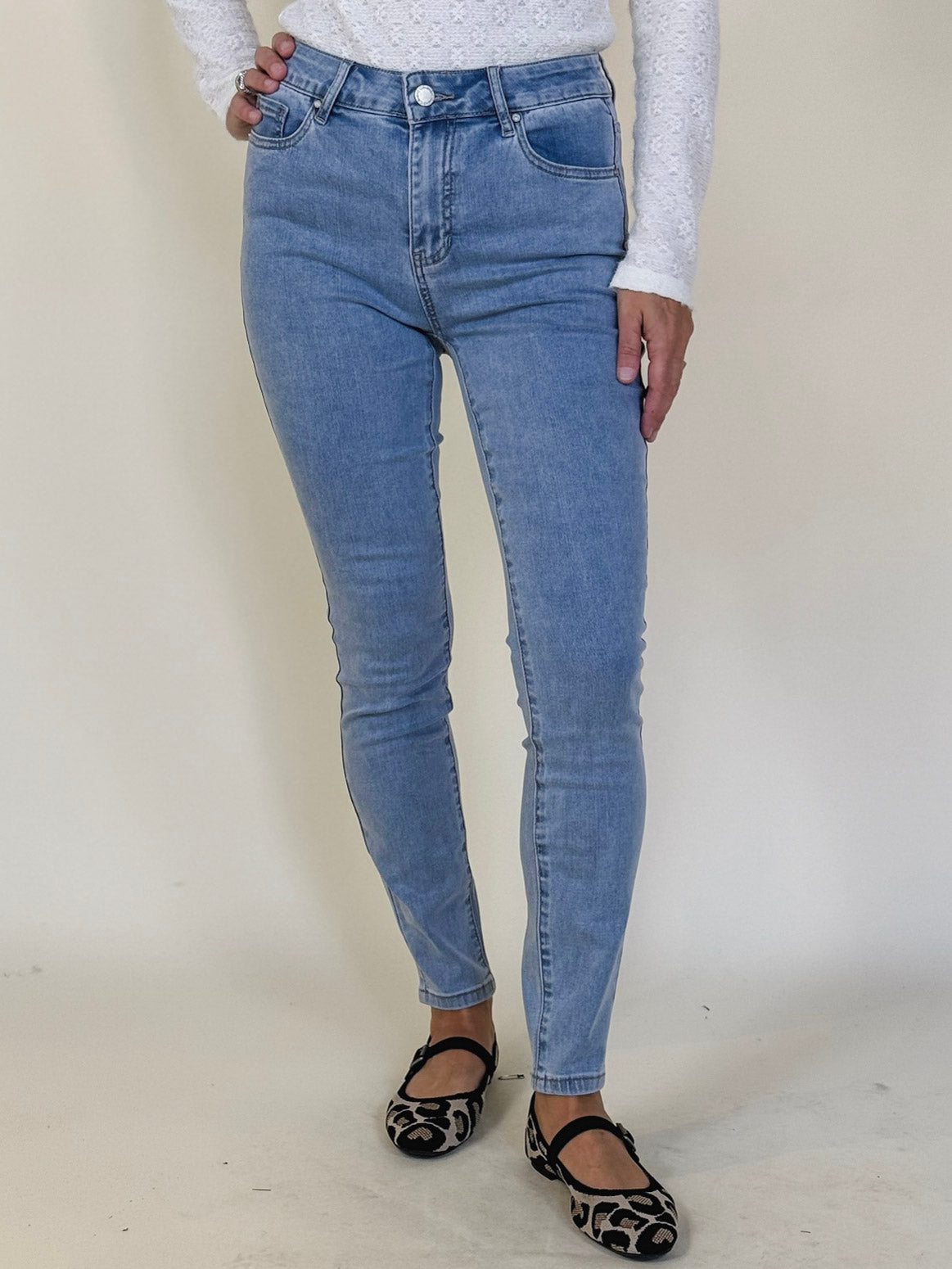 Carine Skinny Jeans, 30" Inseam