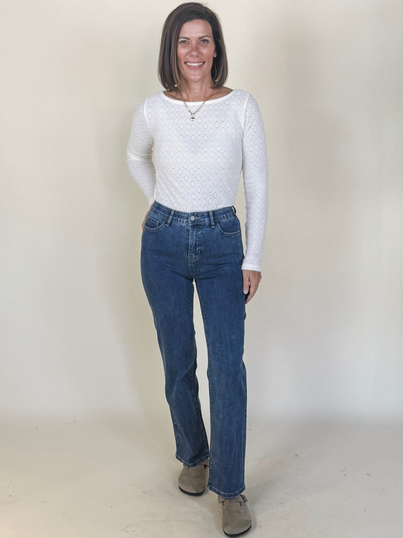 Charlotte Straight Leg Jeans, 30" Inseam