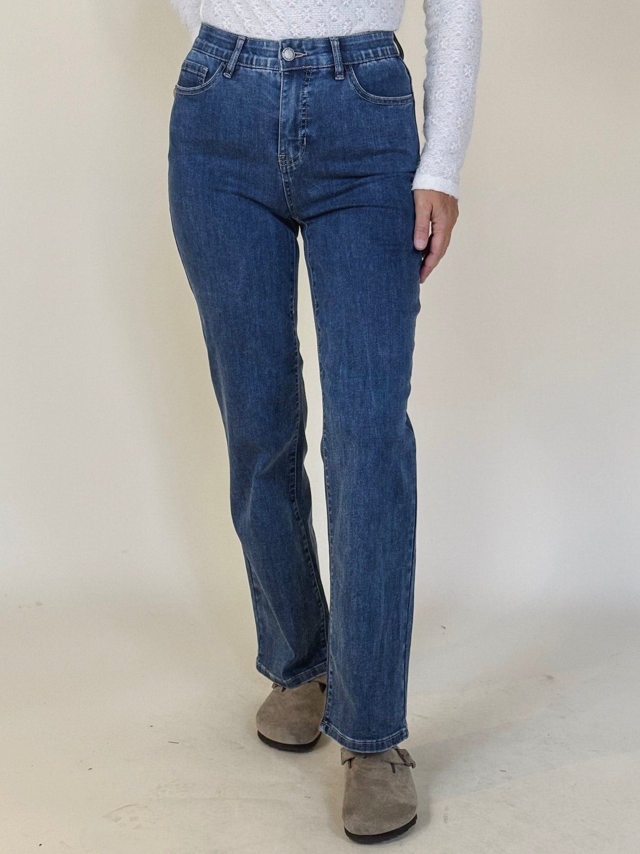 Charlotte Straight Leg Jeans, 30" Inseam