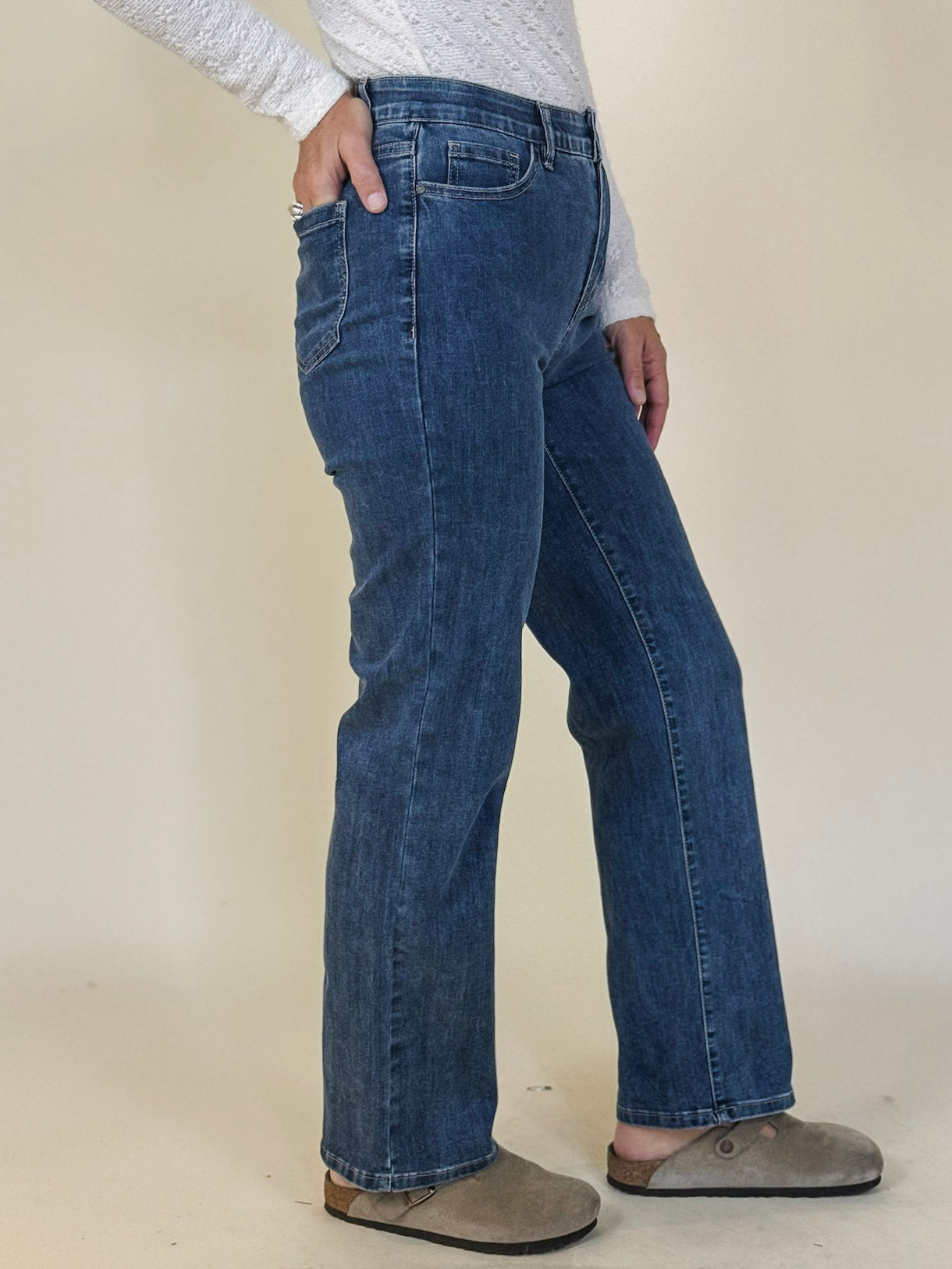 Charlotte Straight Leg Jeans, 30" Inseam