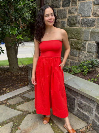 [Z Supply] Sunsought Strapless Midi Dress