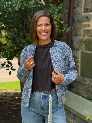 Quincy Quilted Bomber Jacket
