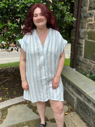[Z Supply] Shellbound Striped Gauze Dress