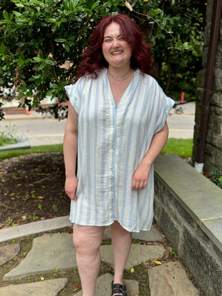 [Z Supply] Shellbound Striped Gauze Dress