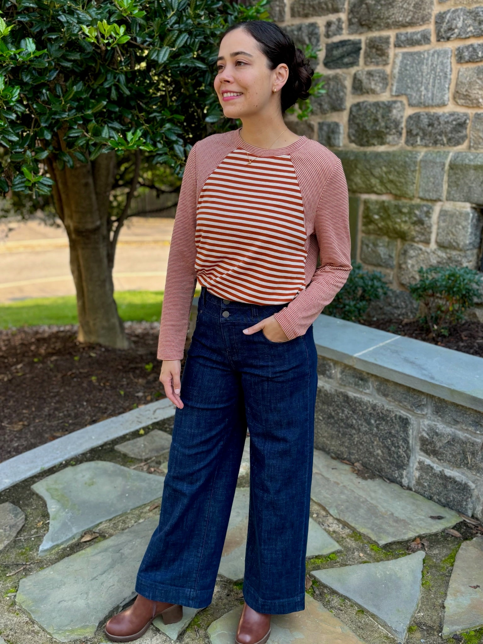 [Liverpool] Shoma Crew Neck Knit Top