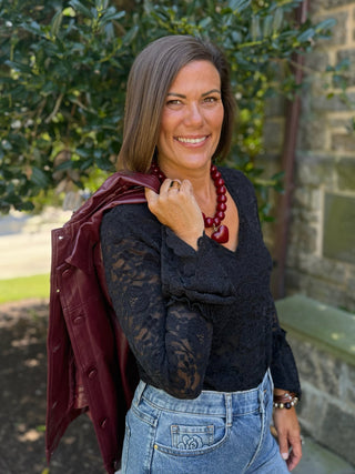[TRIBAL] Wear 2 Ways Fancy Lace Top
