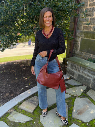 [TRIBAL] Wear 2 Ways Fancy Lace Top