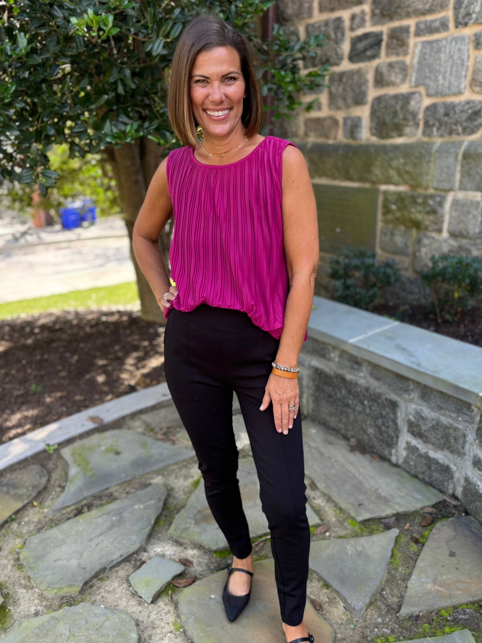 [Liverpool] Katy Crew Neck Knit Top