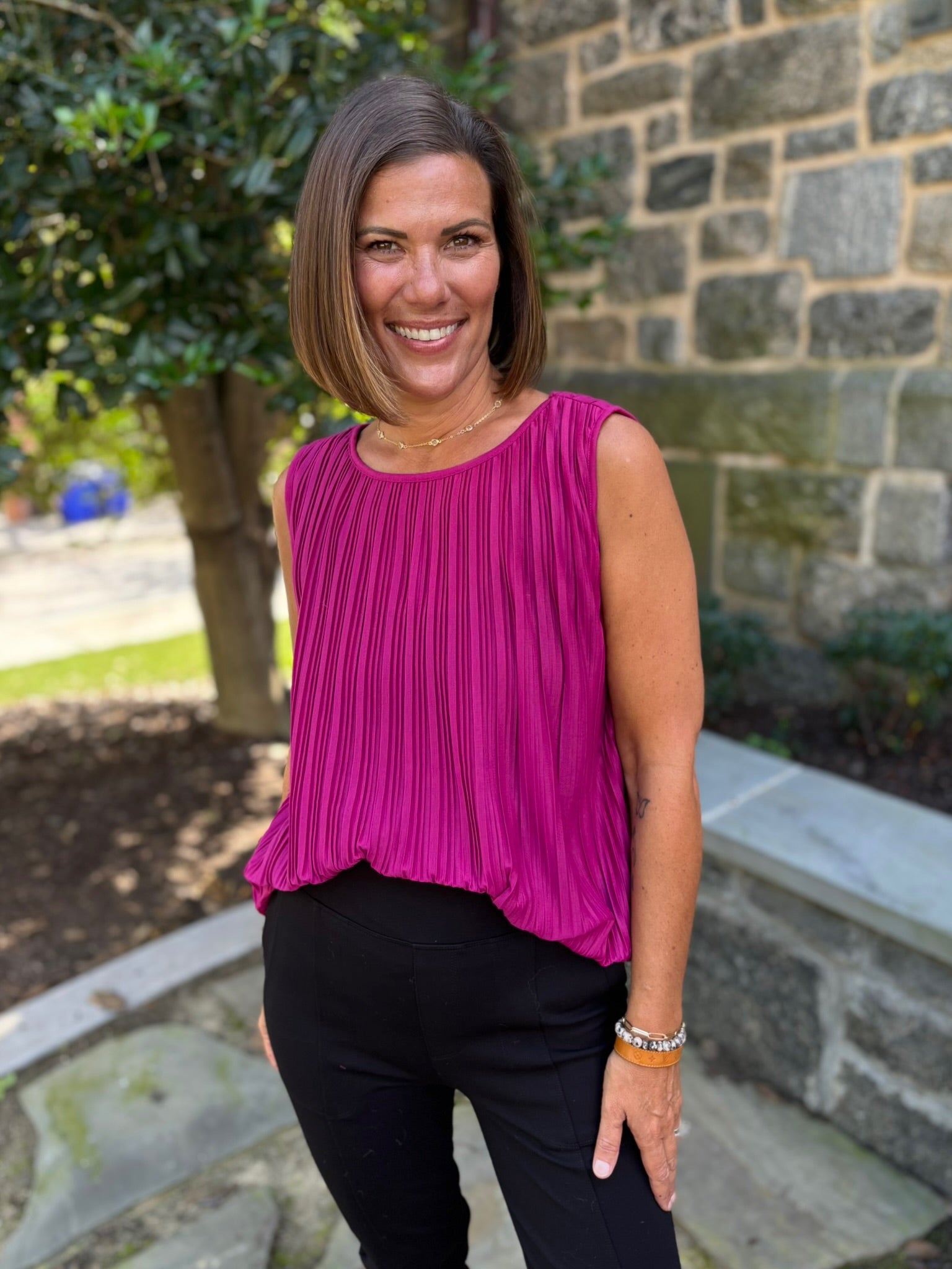 [Liverpool] Katy Crew Neck Knit Top