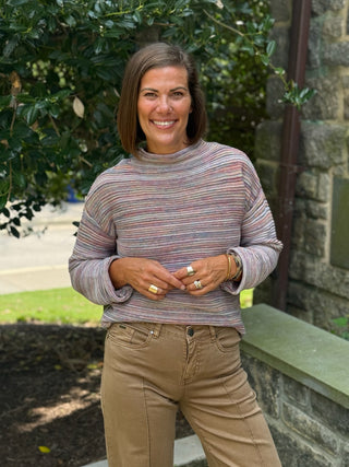 Lania Boat Neck Long Sleeve Sweater