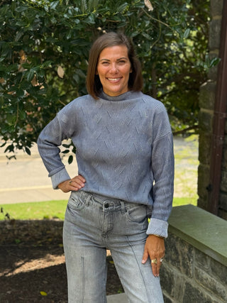 Storm Long Sleeve Funnel Neck Sweater