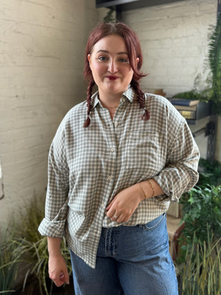 [Z Supply] River Plaid Button Up
