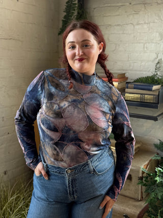 Aurora Long Sleeve Mock Neck Top