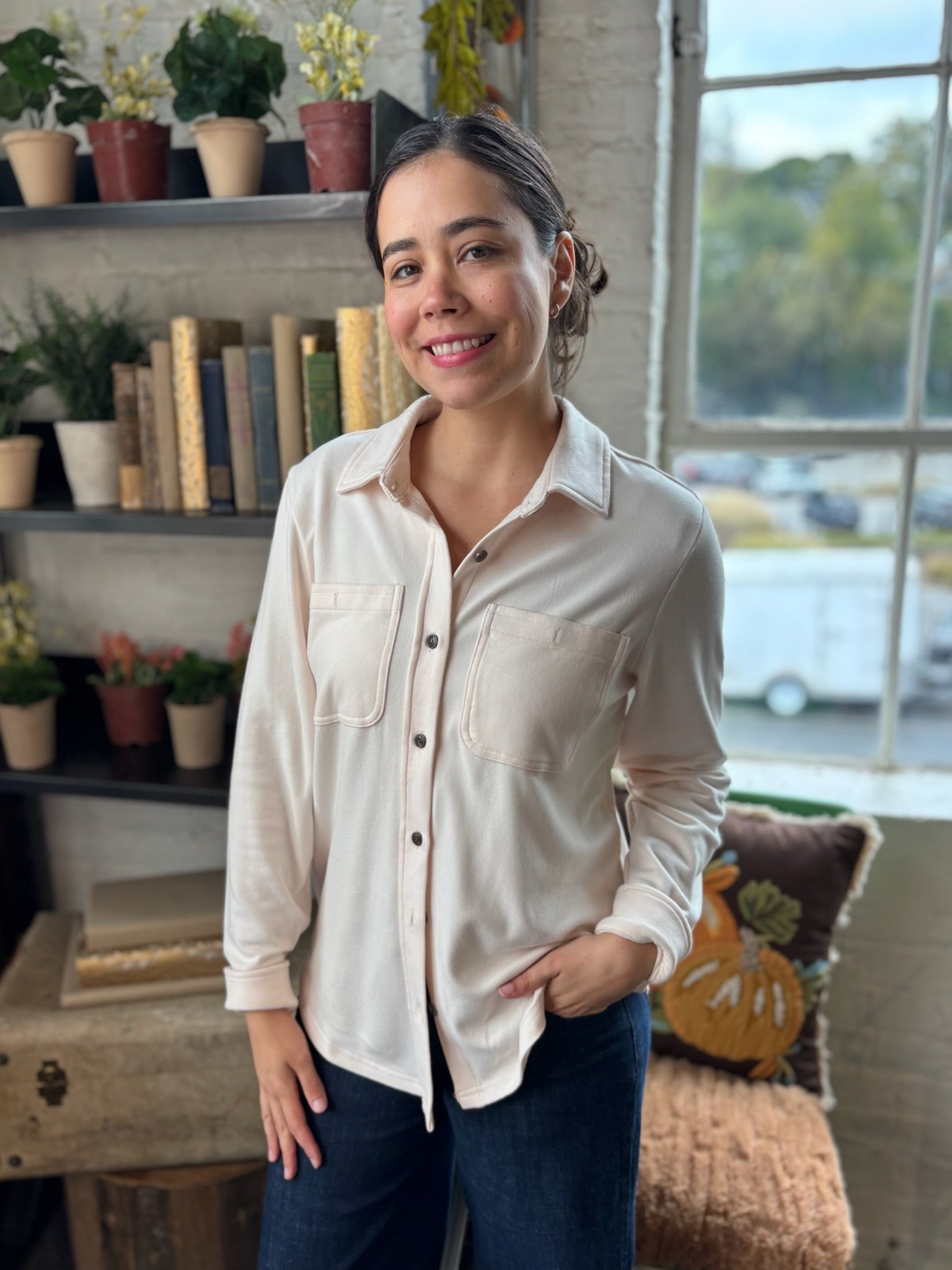 Super Soft Button Up