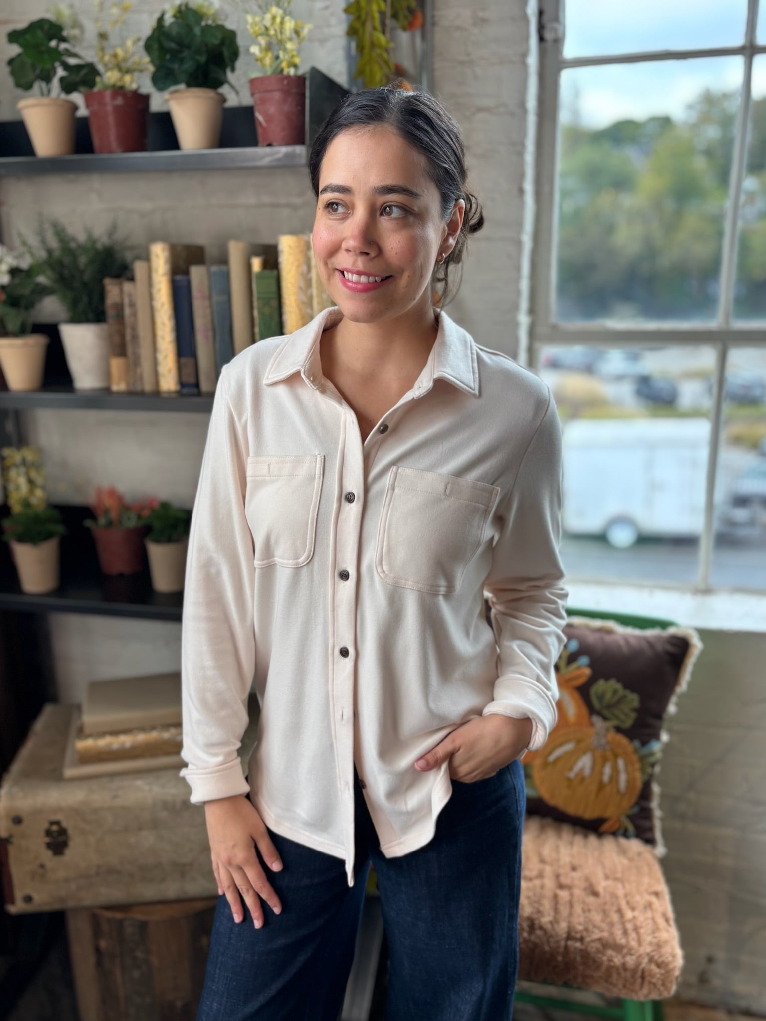 Super Soft Button Up