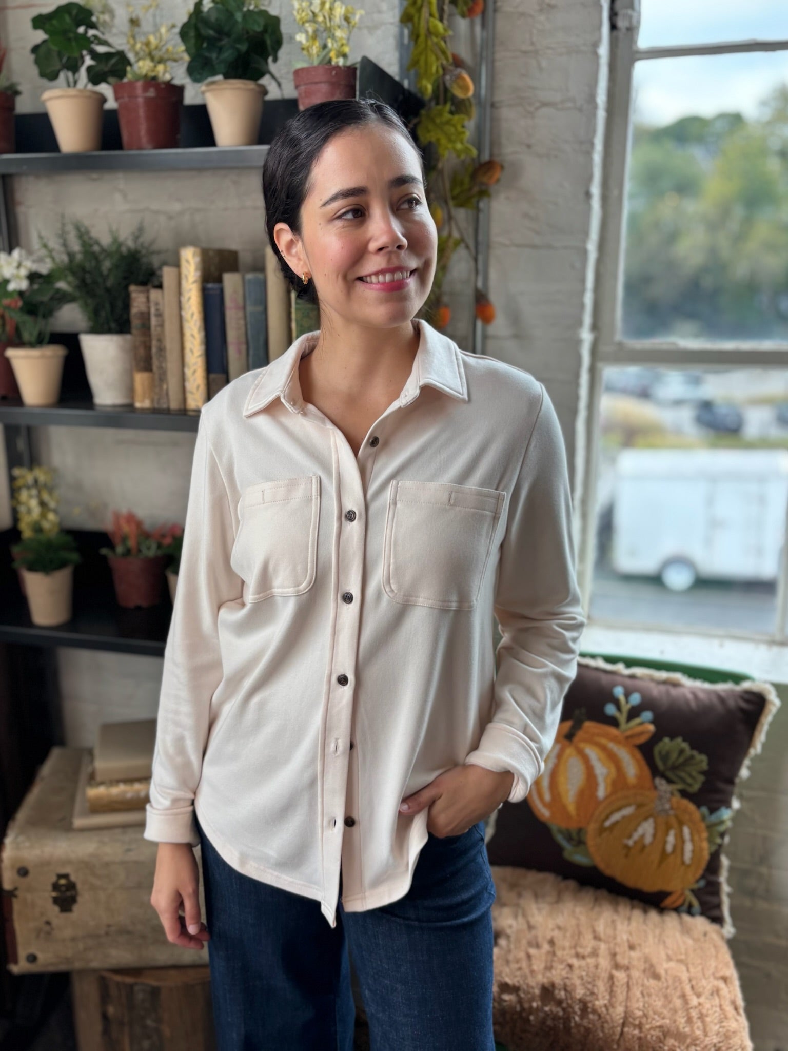 Super Soft Button Up