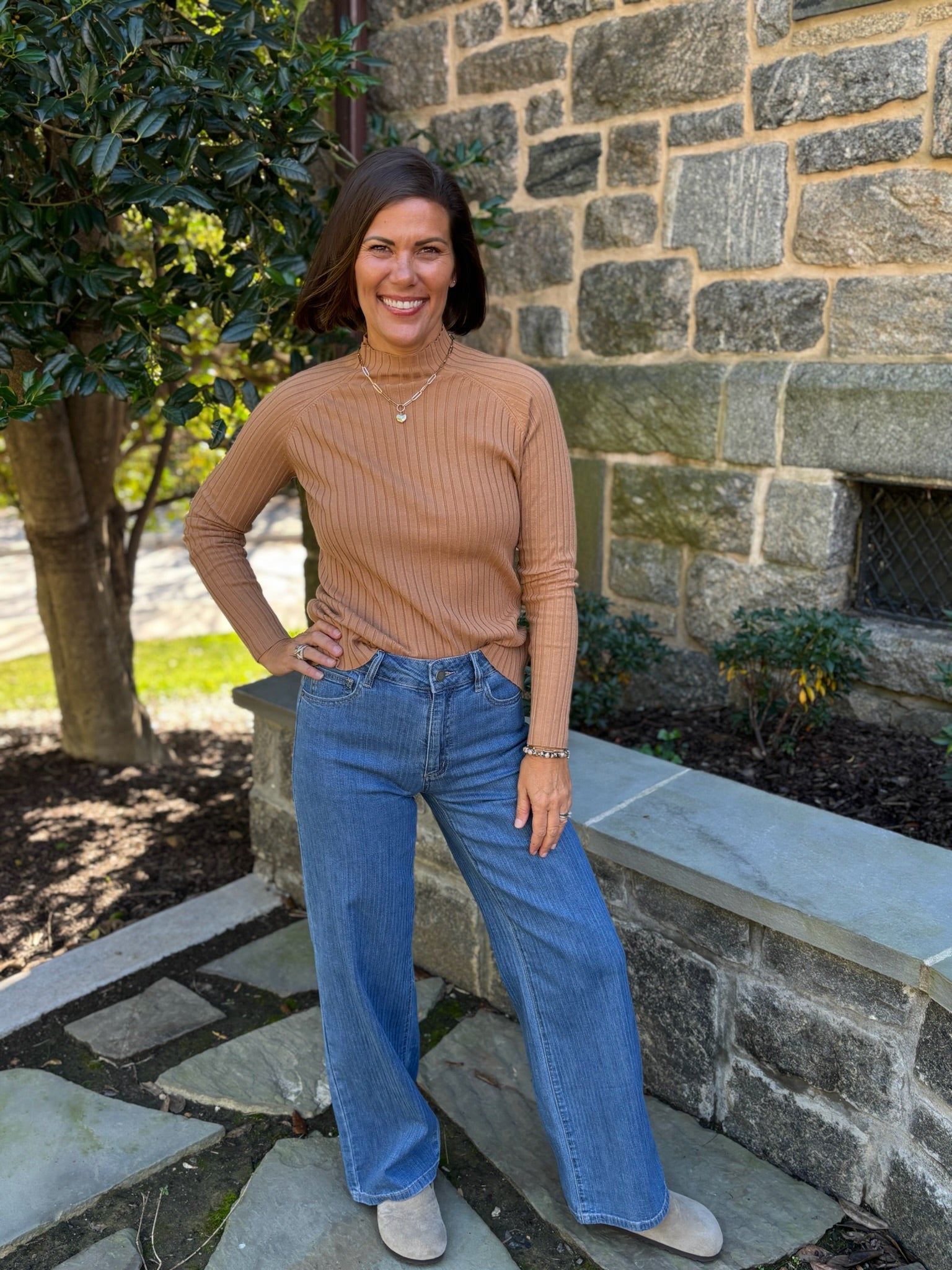 Sarah Wide Leg Corduroy Jeans