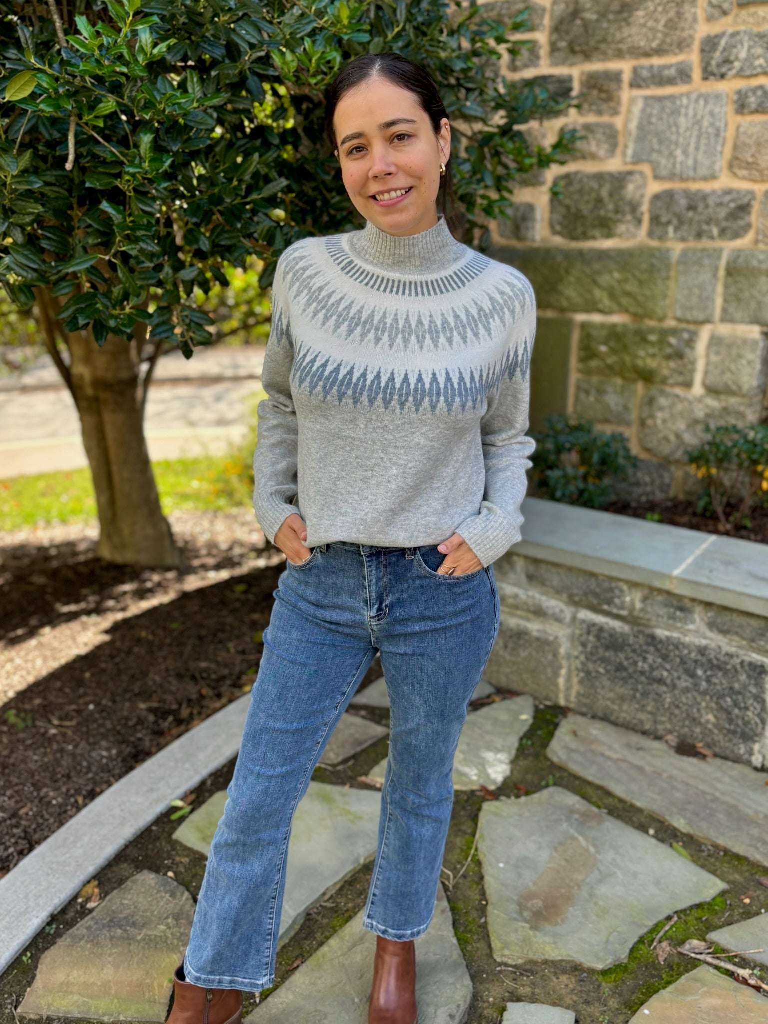 Bailey Bootcut Leg Stretch Jeans, 28" Inseam