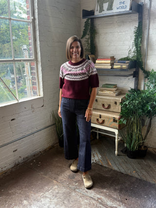 Skye Short Sleeve Ski Sweater