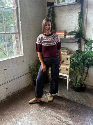 Skye Short Sleeve Ski Sweater