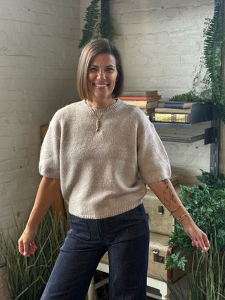 Kira Elbow Sleeve Sweater
