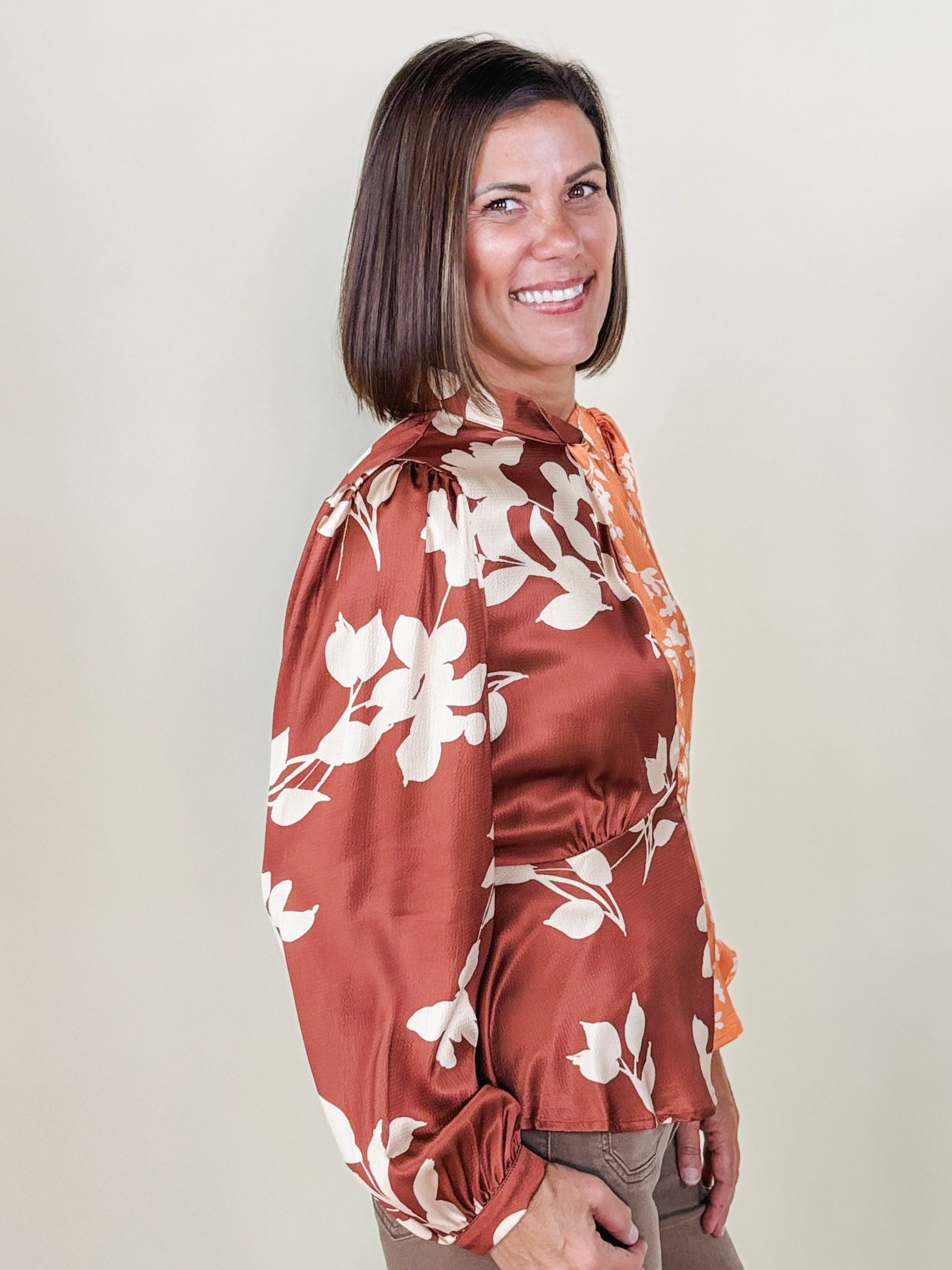 Ruiza Two Toned Blouse