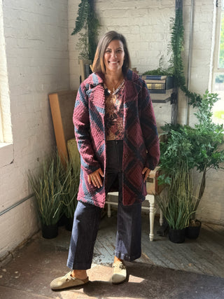 Bonnie Boucle Knit Long Jacket