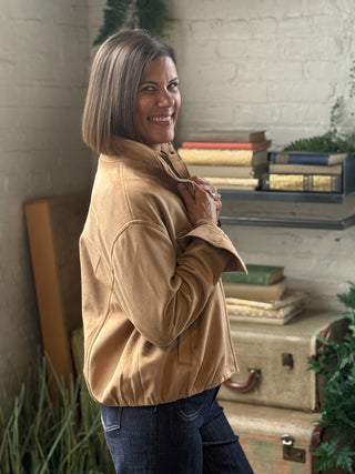Summer Faux Suede Jacket