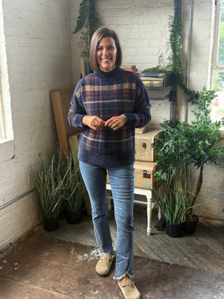 Piper Plaid Jacquard Sweater