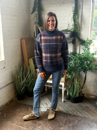 Piper Plaid Jacquard Sweater