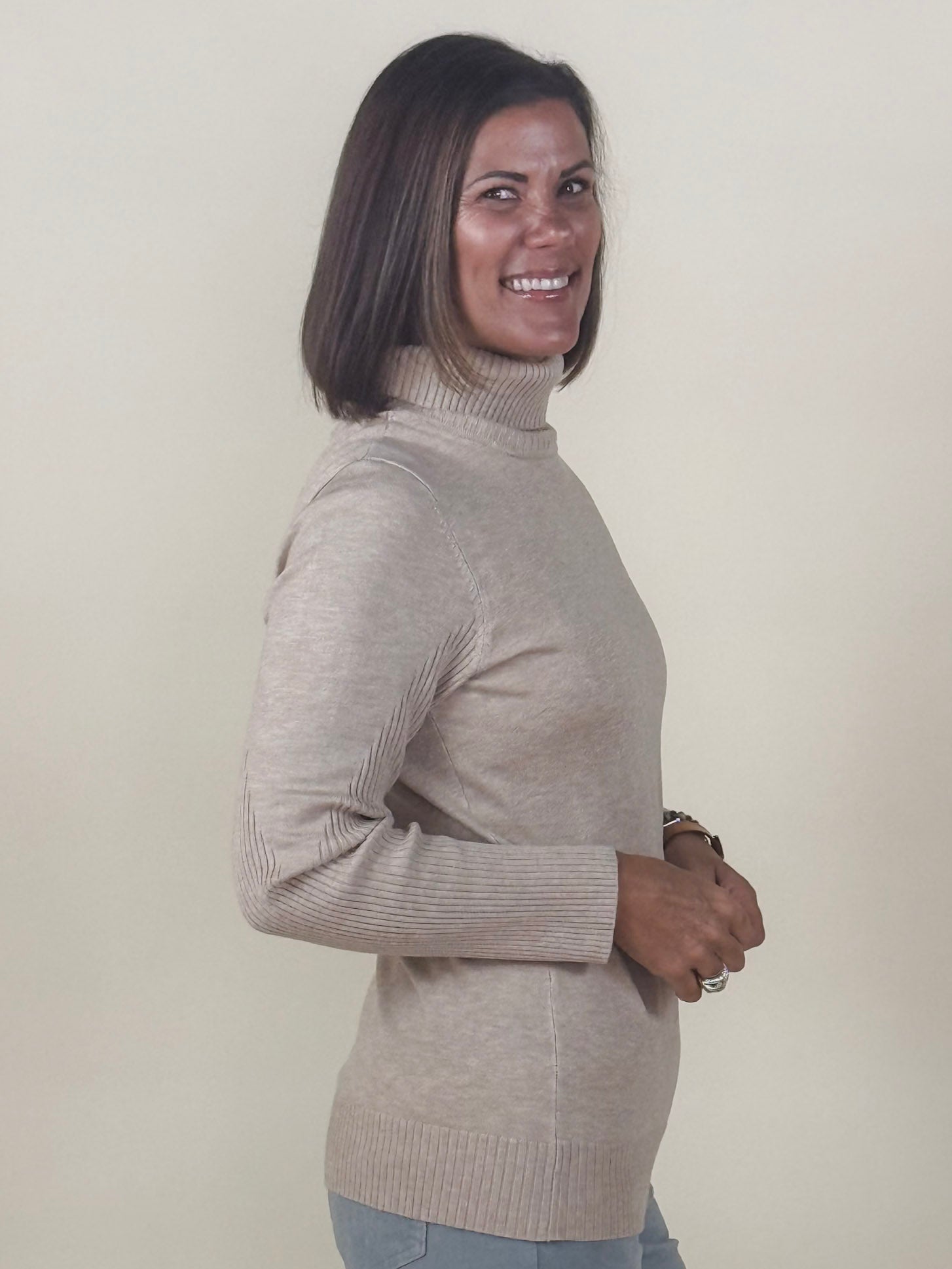 [TRIBAL] Turtle Neck Sweater