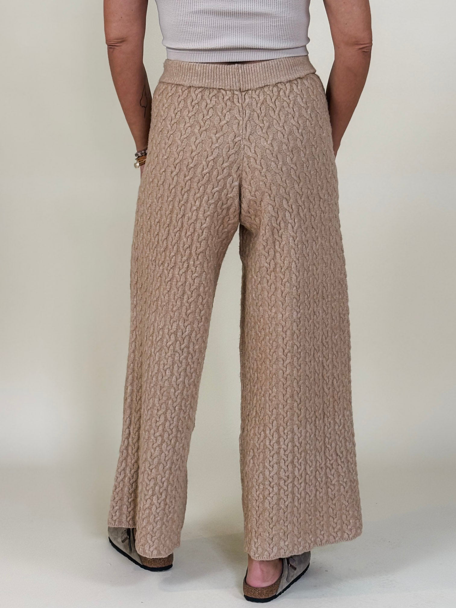 Callie Cable Knit Pants