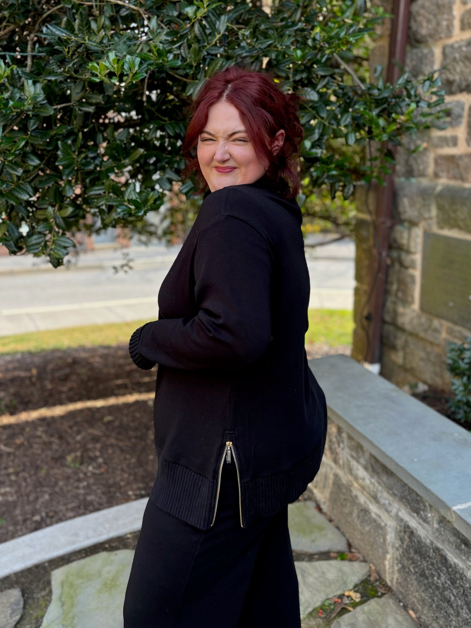 [Z Supply] Sable Luxe Rib Sweatshirt