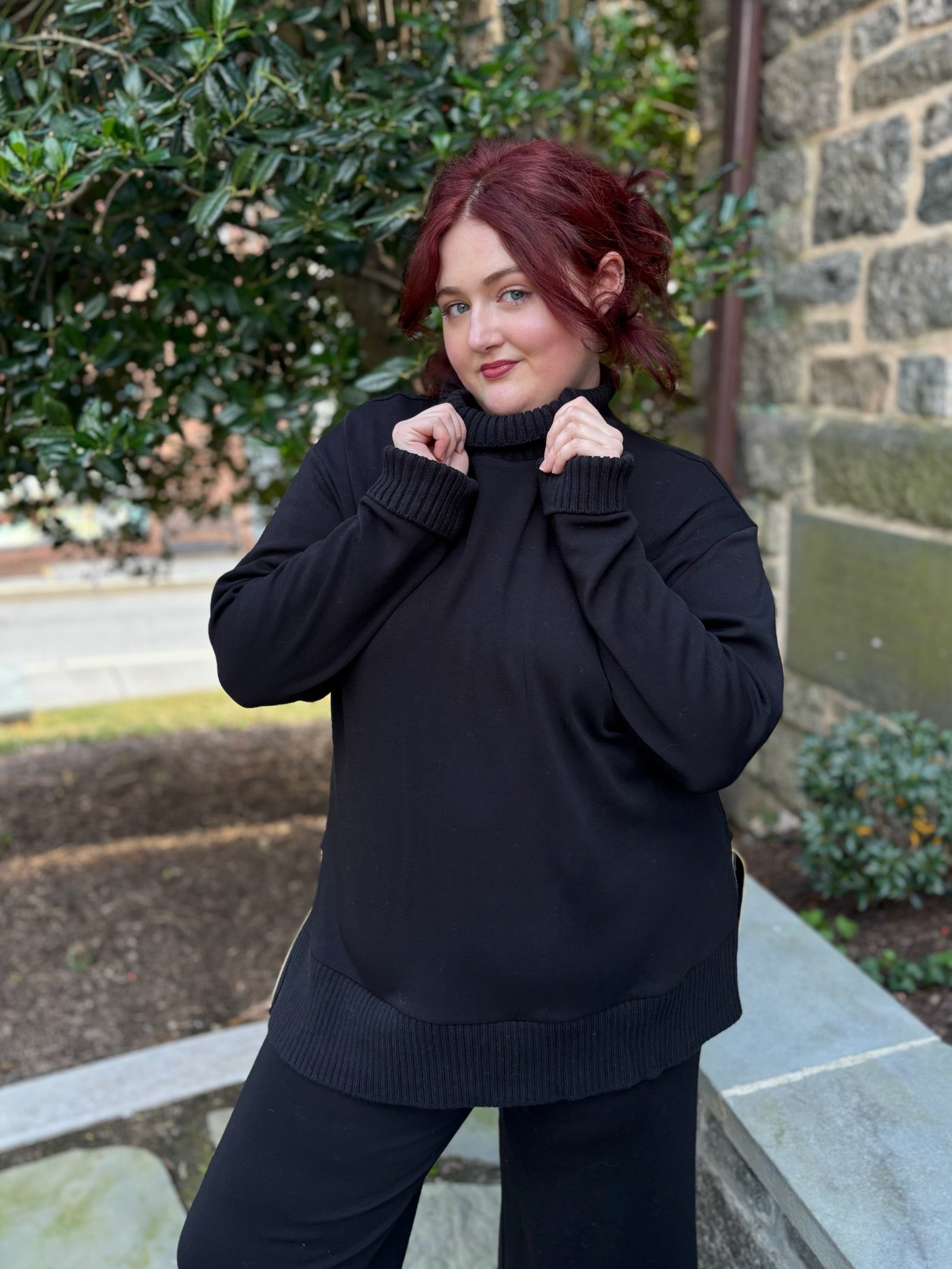 [Z Supply] Sable Luxe Rib Sweatshirt