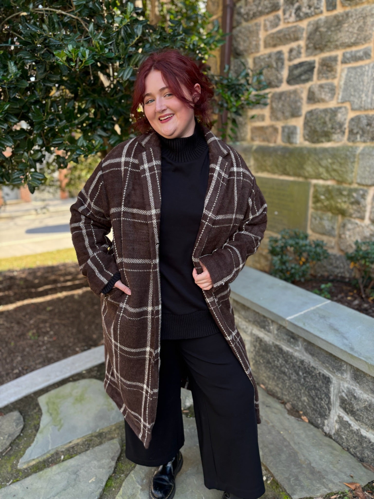 [Z Supply] Mason Plaid Sweater Coat