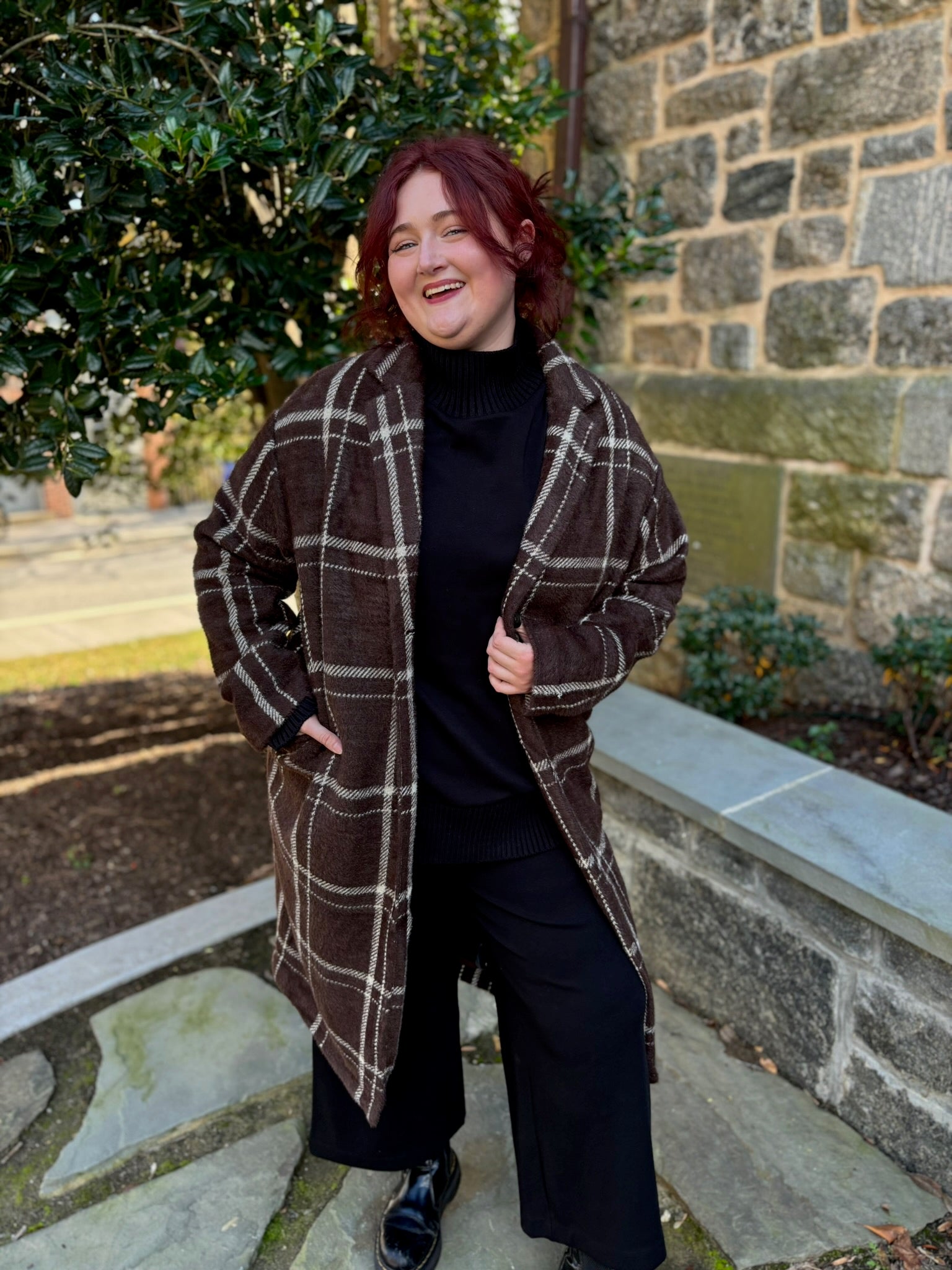 [Z Supply] Mason Plaid Sweater Coat