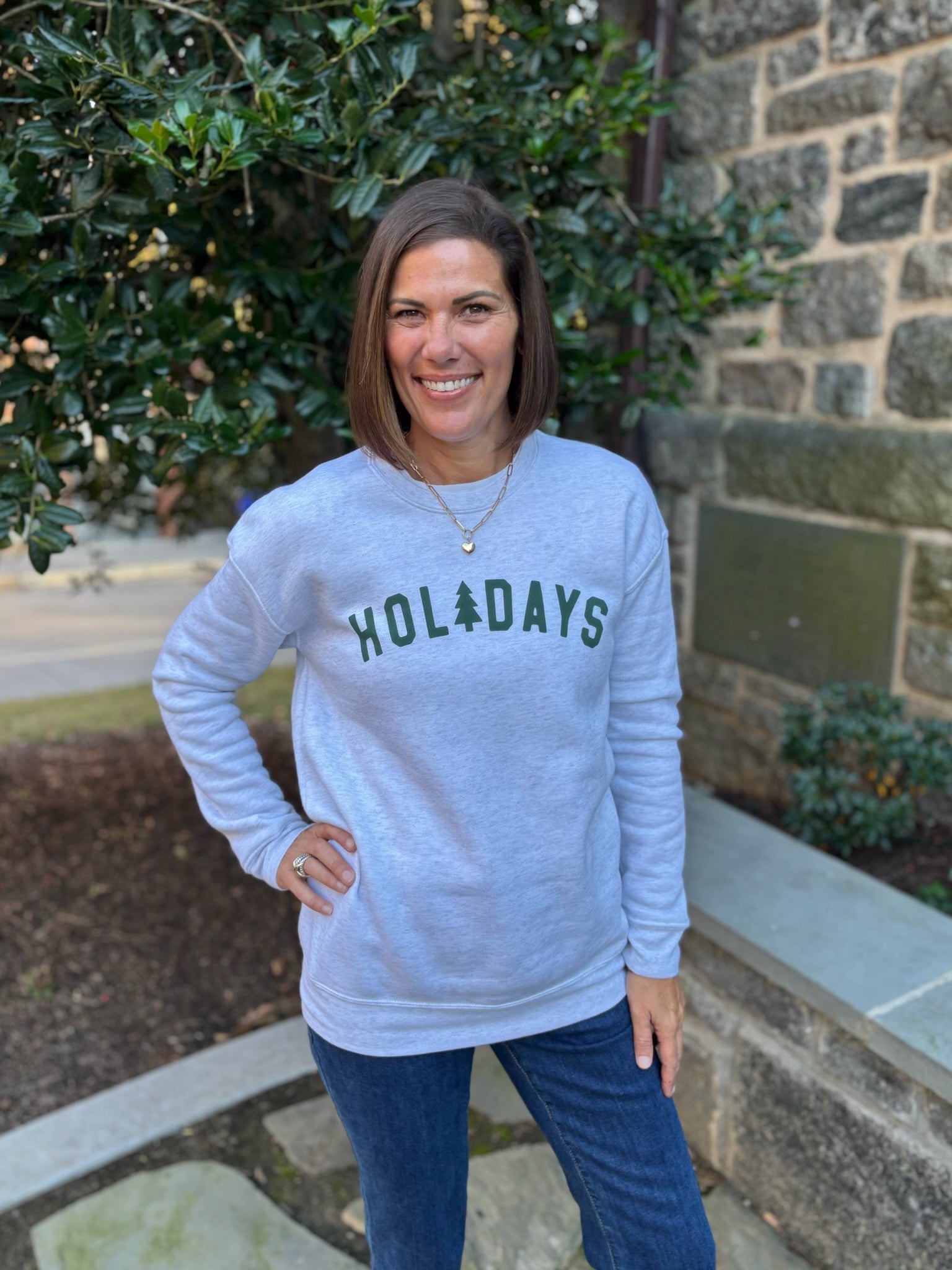 Holidays Graphic Sweatshirt
