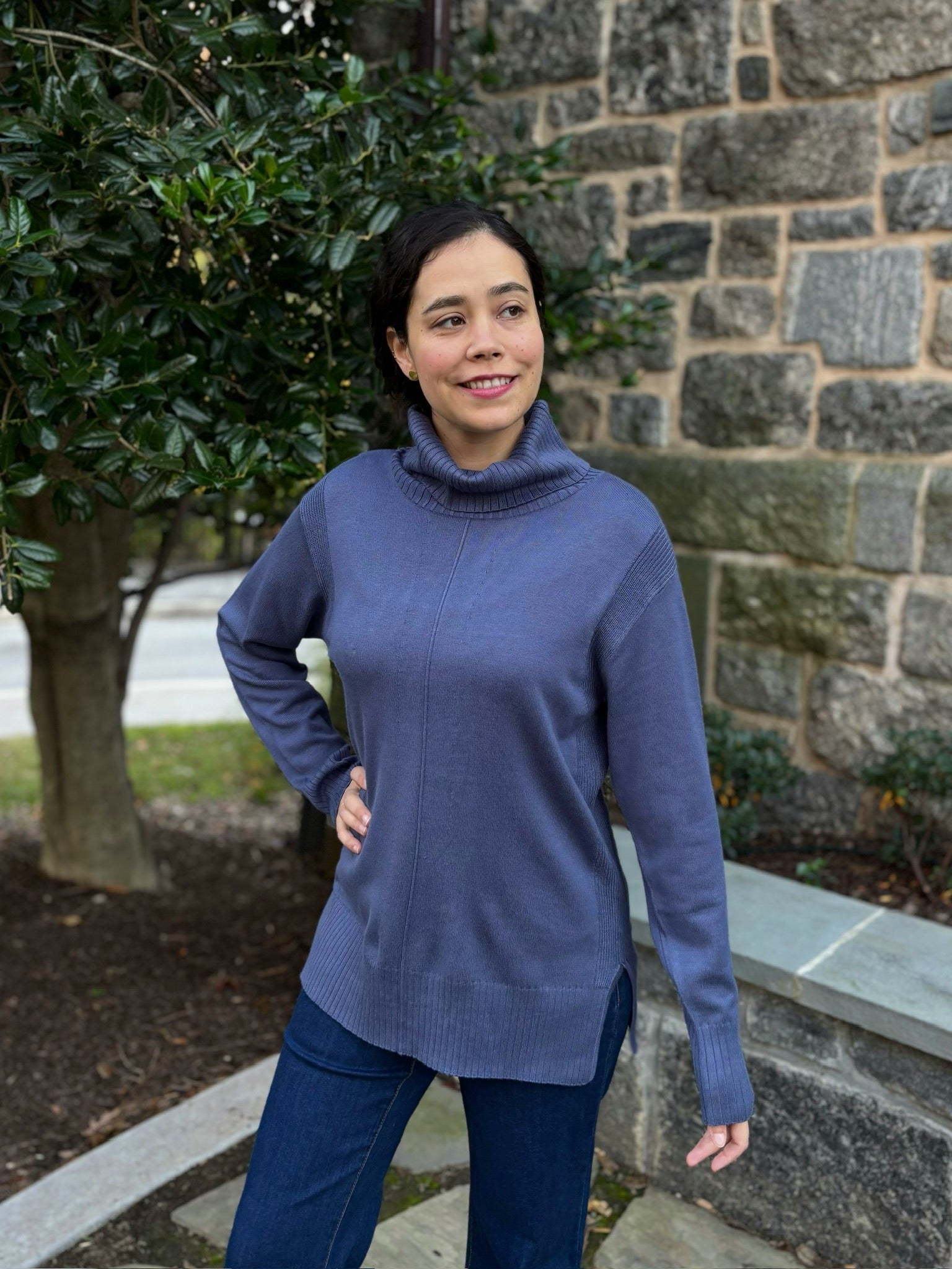 [TRIBAL] Tamara Turtle Neck Sweater