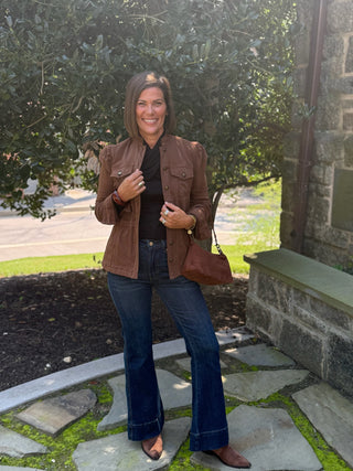 [Liverpool] Hannah Outlaw Flare Jeans, 30" Inseam