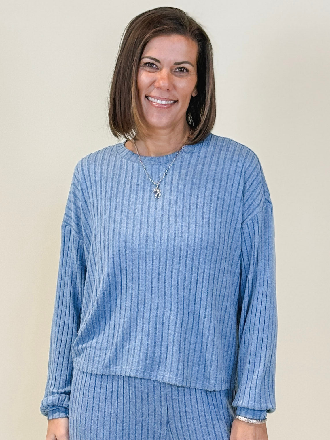 [Z Supply] Daydream Rib Long Sleeve Top