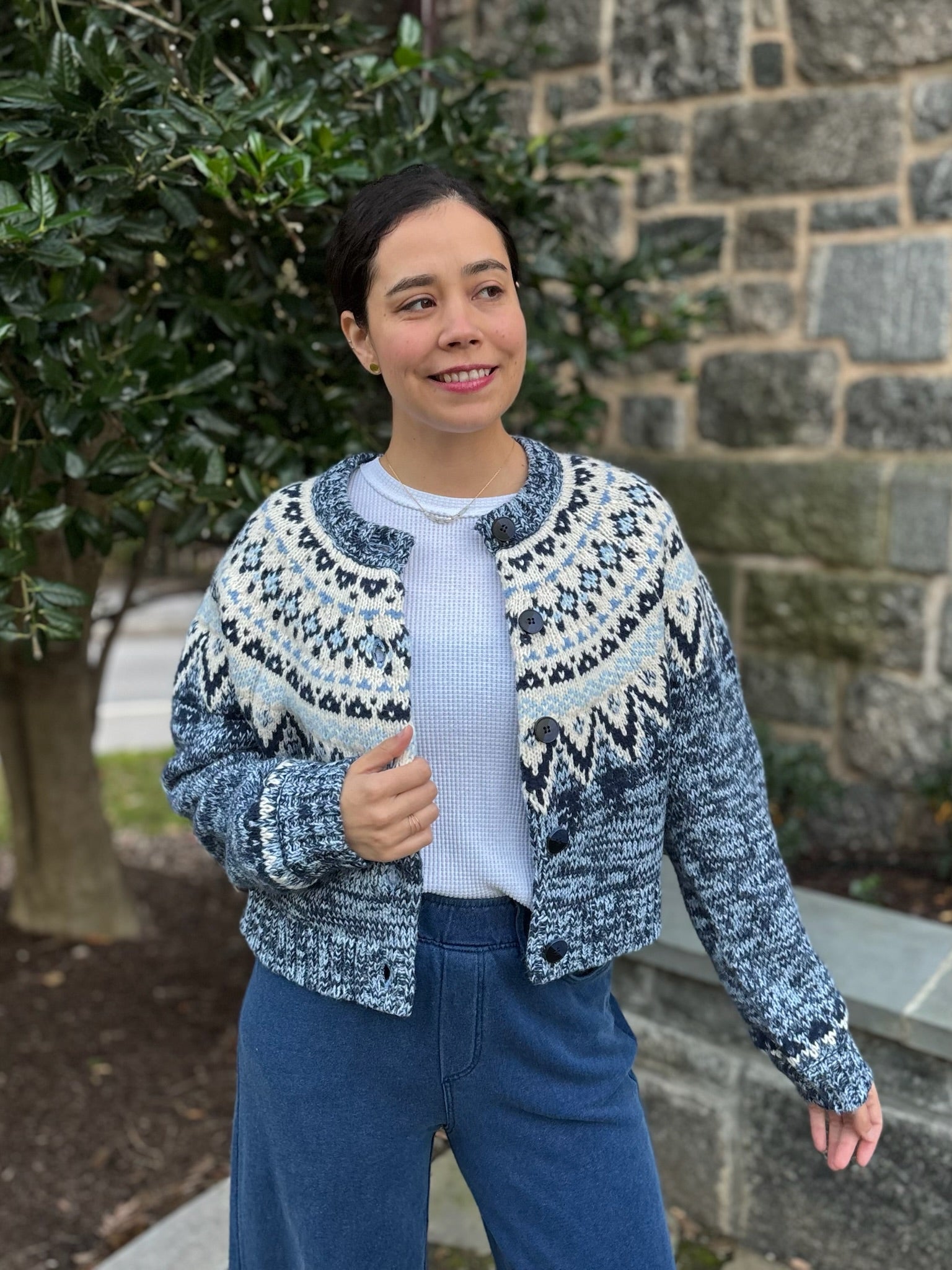 [Z Supply] North Sea Fair Isle Cardigan