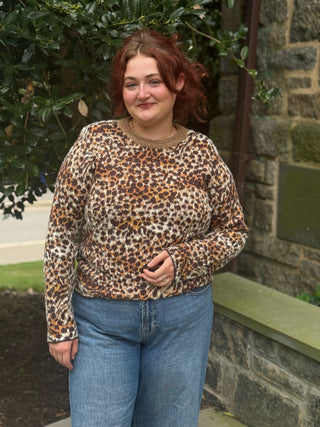 [Liverpool] Leila Leopard Pattern Sweater