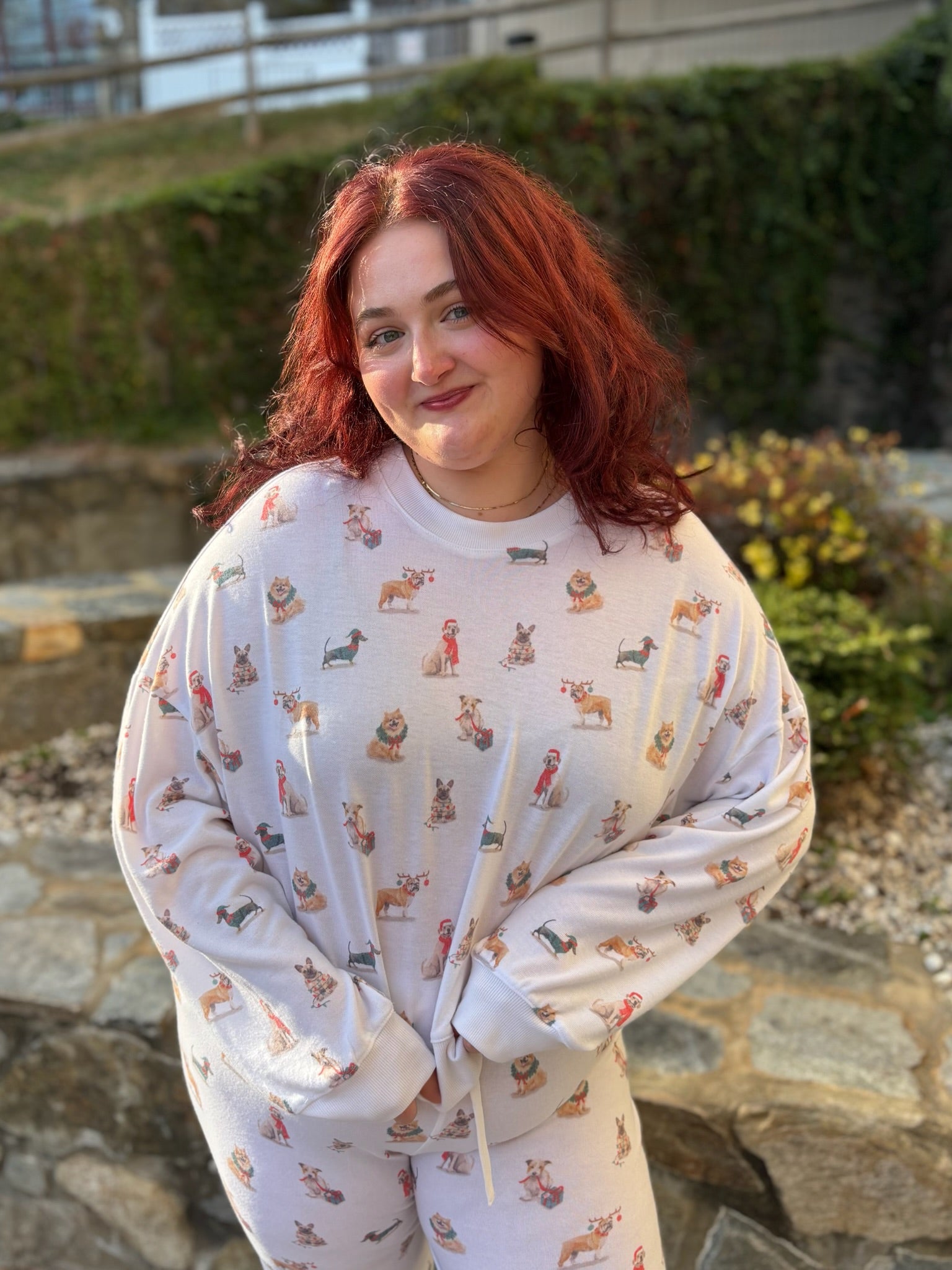 [Z Supply] Cozy Up Pup Long Sleeve Top