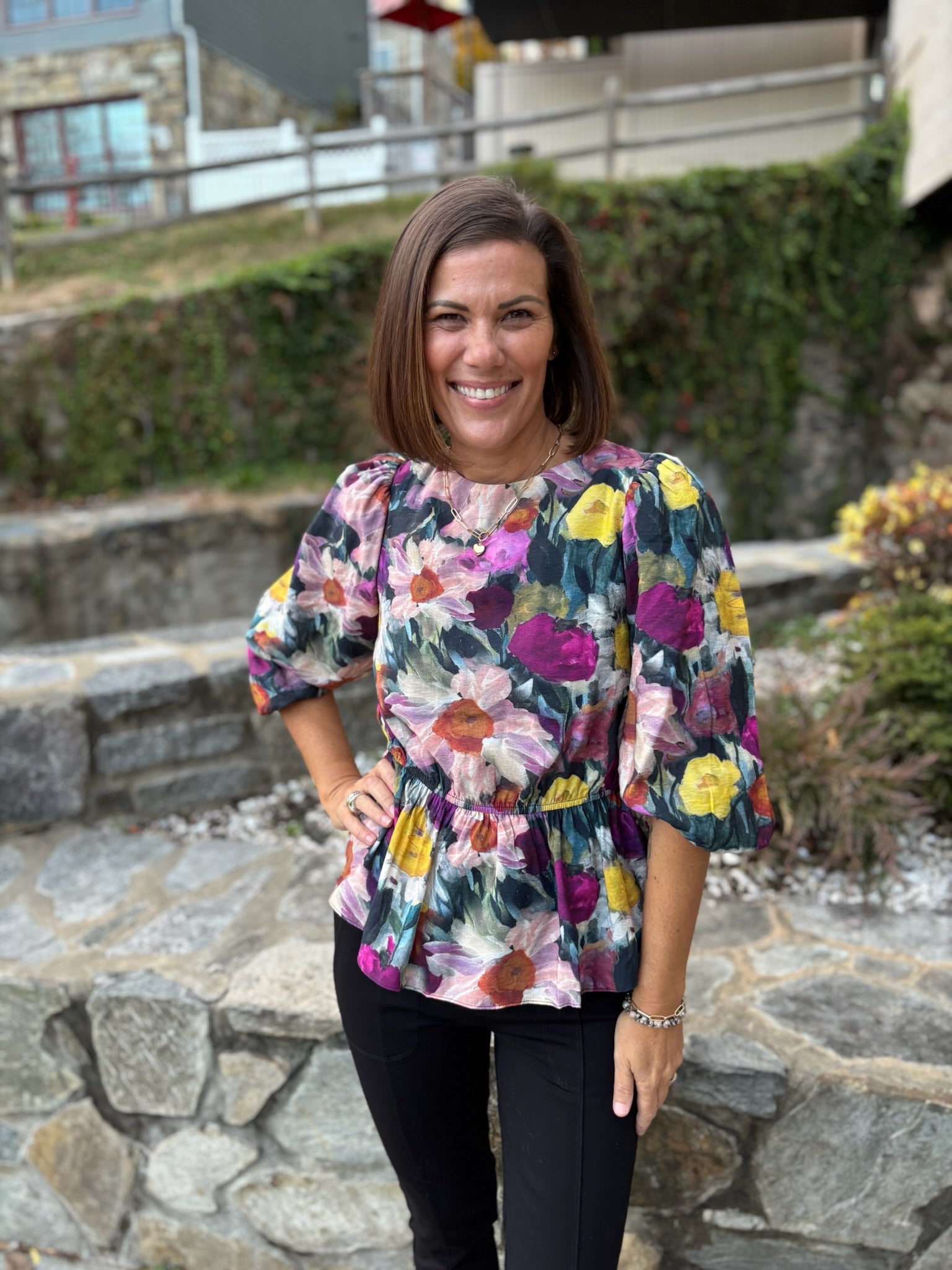 Esmarie Peplum Blouse