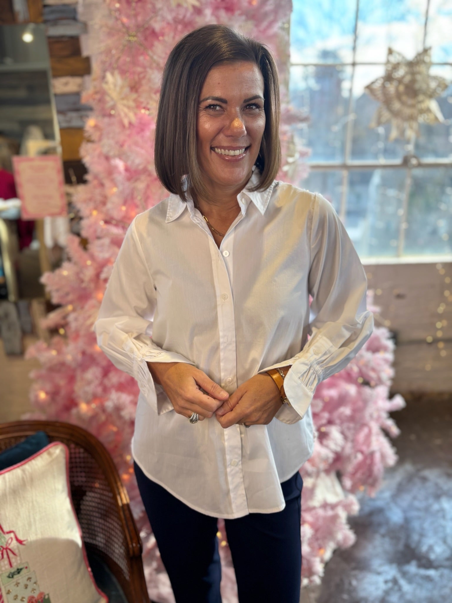 [Liverpool] Avery Button Front Top